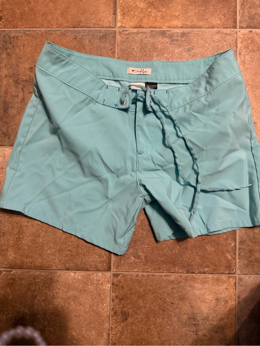 Oakley Women's Aqua Blue Swim/Board Shorts